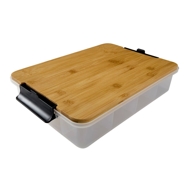 Farberware Build-A-Board Snacklebox with Cutting Board Lid