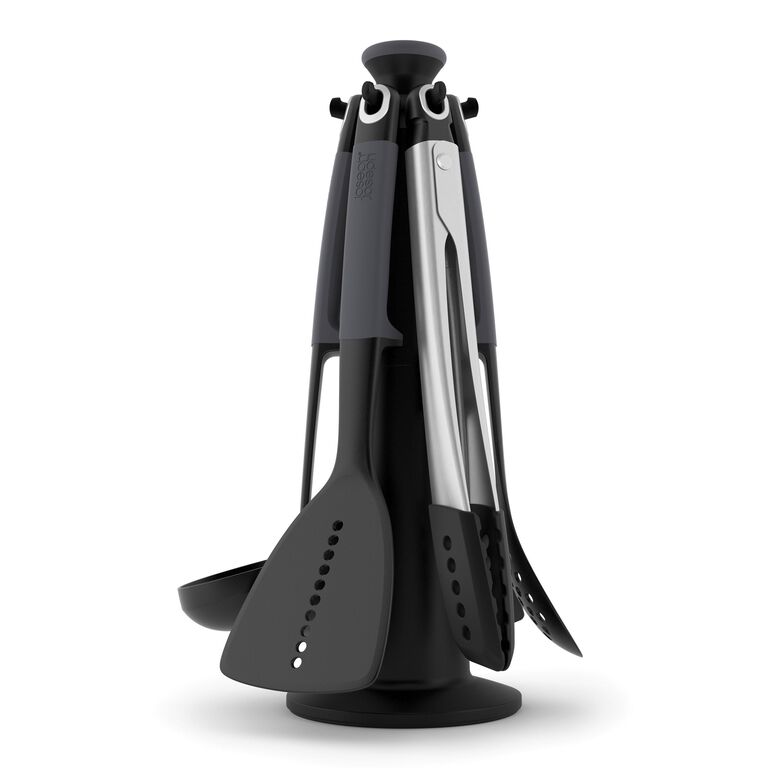 Joseph Joseph Gray Elevate Carousel 6 Piece Kitchen Utensil