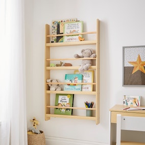 Kids Amber Wall Mounted Book Shelf