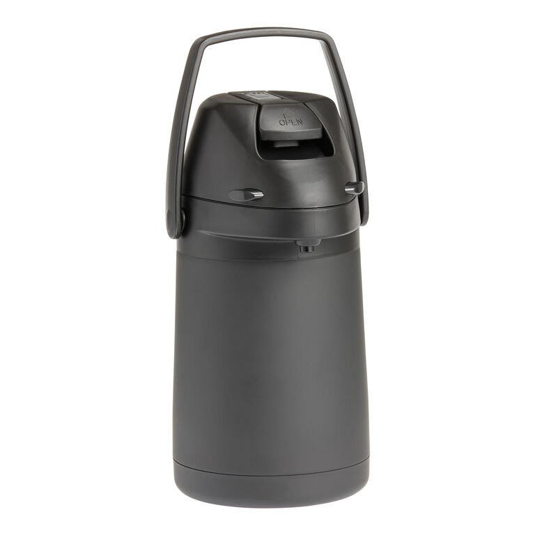 Matte Black Stainless Steel Insulated Vacuum Drink Dispenser