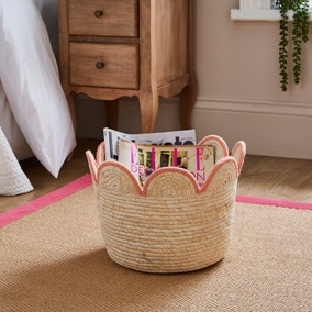 Medium Scalloped Maize Basket