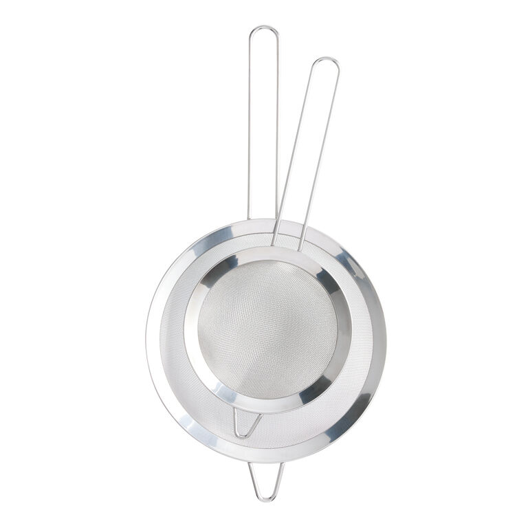 Metal Mesh Strainers 2 Pack