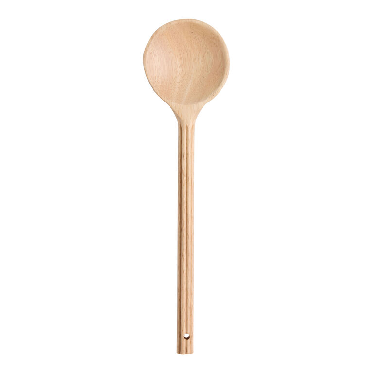 Natural Rubber Wood Cooking Spoon