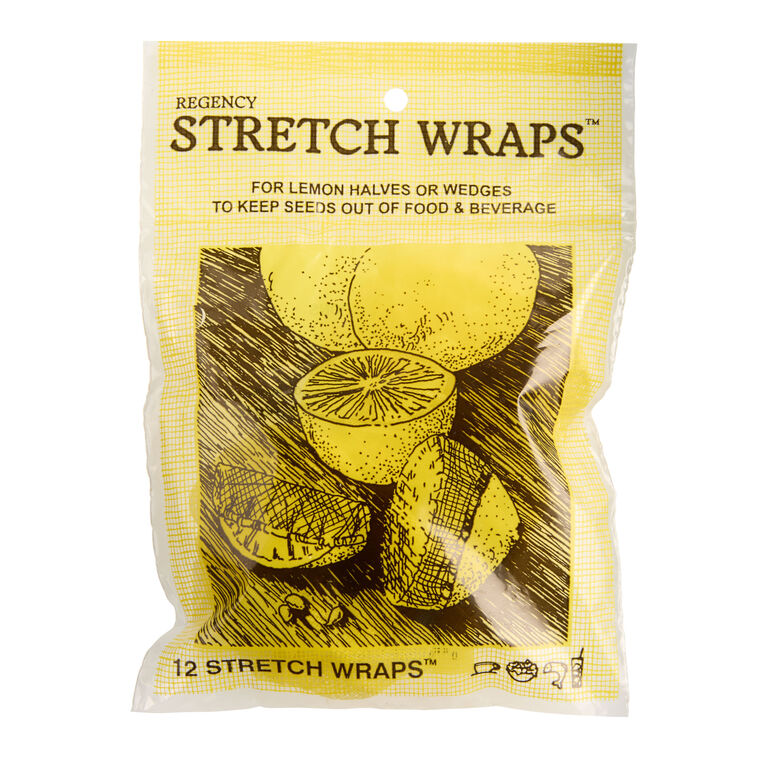 Regency Cotton and Elastic Lemon Stretch Wraps 12 Pack