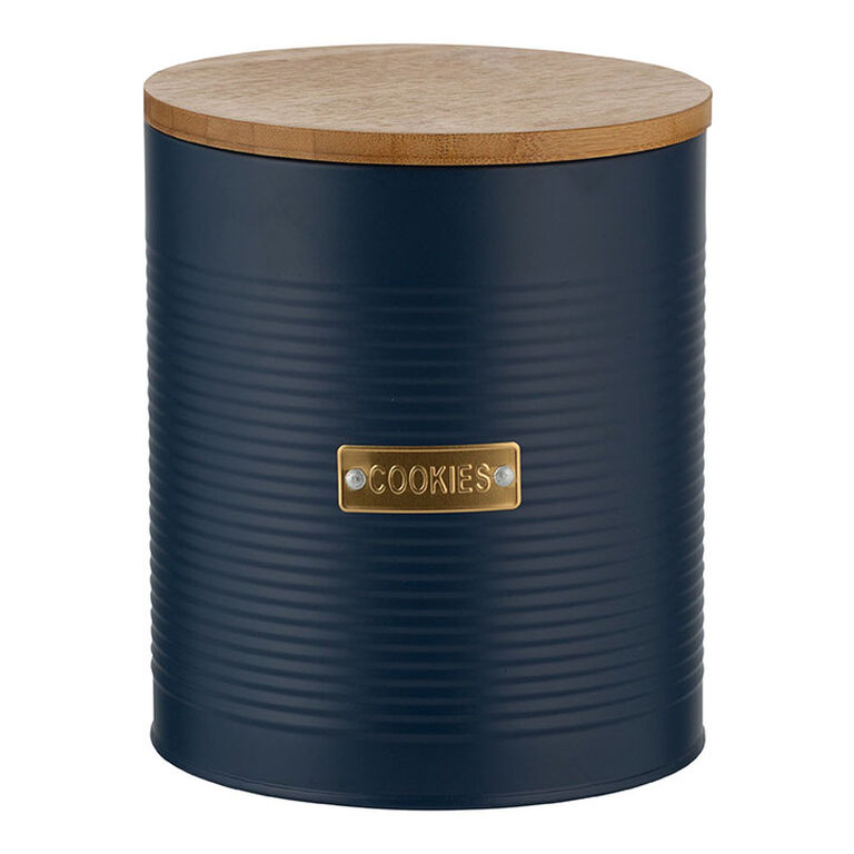 Typhoon Otto Steel Cookie Jar with Bamboo Lid