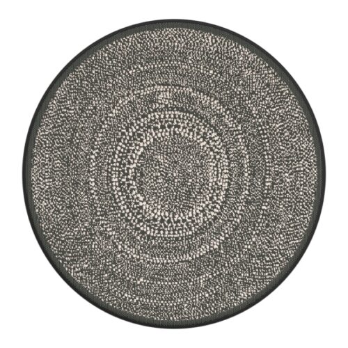 Fotakis Rugs & Floors Black Lineo Circle Outdoor Rug