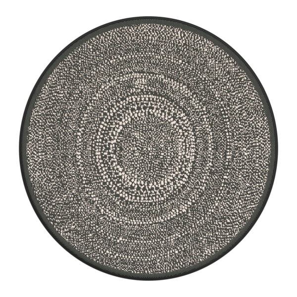 Fotakis Rugs & Floors Black Lineo Circle Outdoor Rug