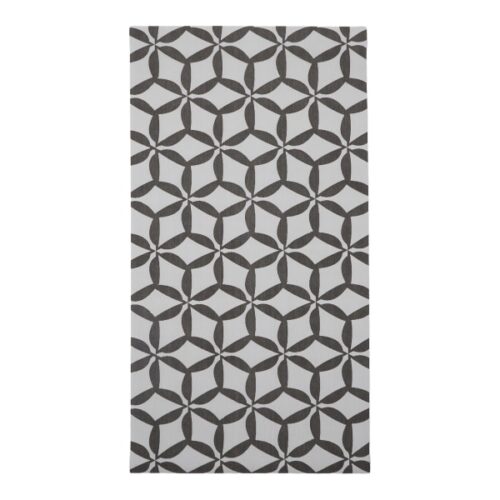 Fotakis Rugs & Floors White Geo Modas Vinyl Runner, 80cm x 150cm