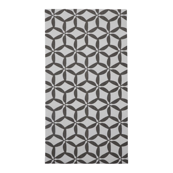 Fotakis Rugs & Floors White Geo Modas Vinyl Runner, 80cm x 150cm