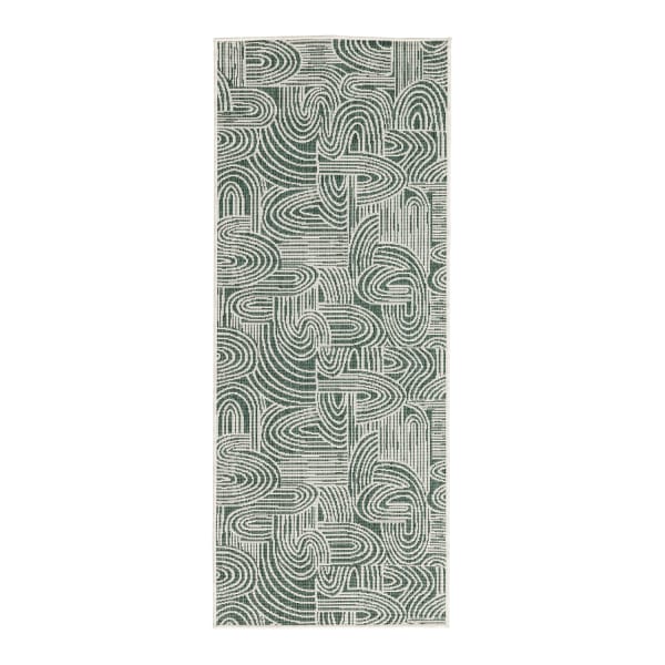 Hertex HAUS Green Bay Kinky Outdoor Runner, 80cm x 200cm