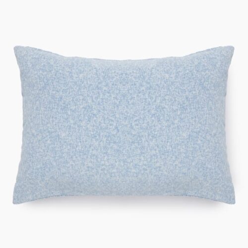 Thread Office Blue Selva Mingle Scatter Cushion with Feather Blend Inner, 50cm x 70cm