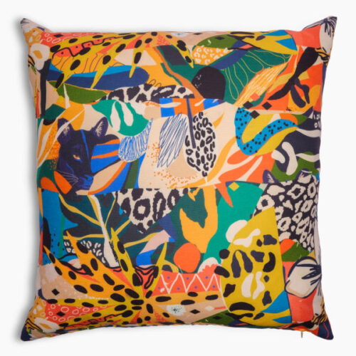 Thread Office Cardmium Chalfod Printed Scatter Cushion Cover, 60cm x 60cm