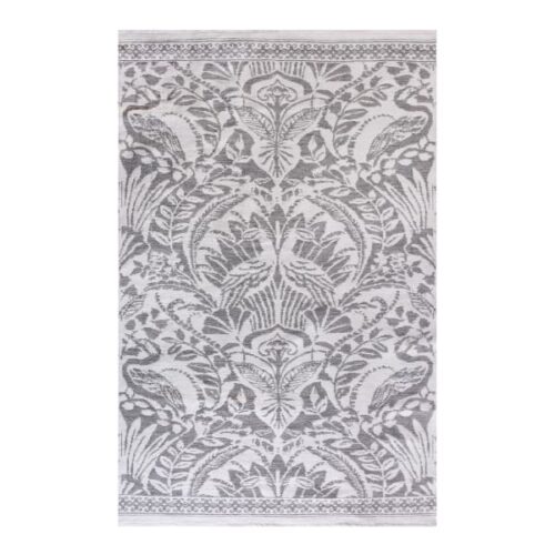 Thread Office Grey Carder Jacquard Woven Outdoor Rug, 160cm x 230cm