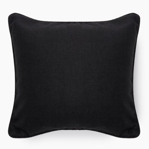 Thread Office Midnight Black Grounded Scatter Cushion Cover, 50cm x 50cm