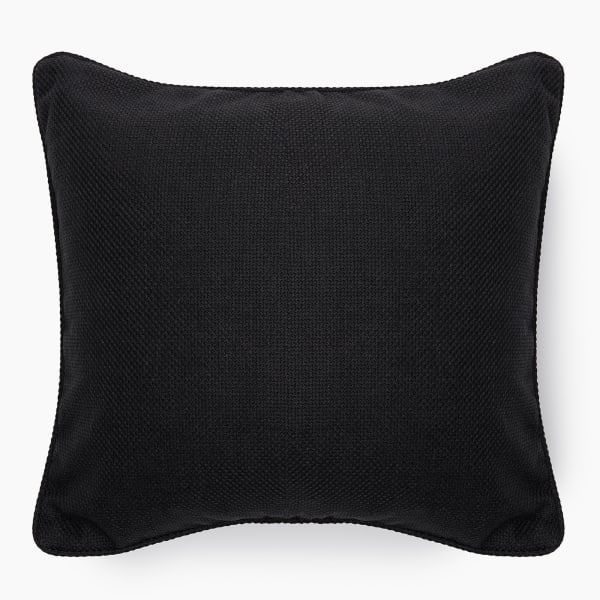 Thread Office Midnight Black Grounded Scatter Cushion Cover, 50cm x 50cm