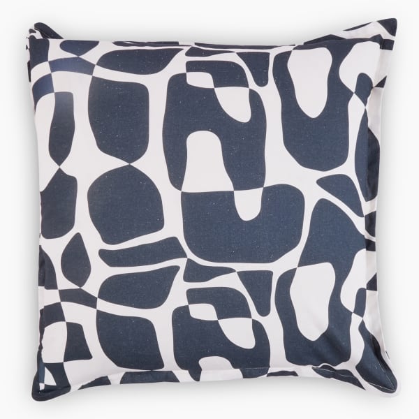 Thread Office Monochrome Abstract Scatter Cushion Cover, 60cm x 60cm
