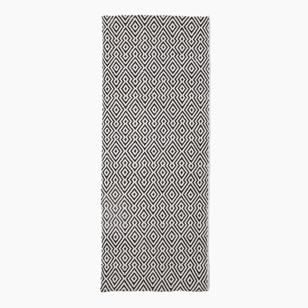 Thread Office Monochrome Diamond Geo Outdoor Runner, 80cm x 200cm