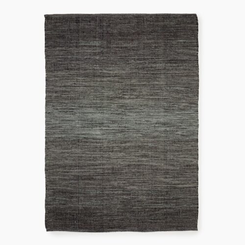 Thread Office Monochrome Melange Handwoven Cotton Rug, 140cm x 200cm