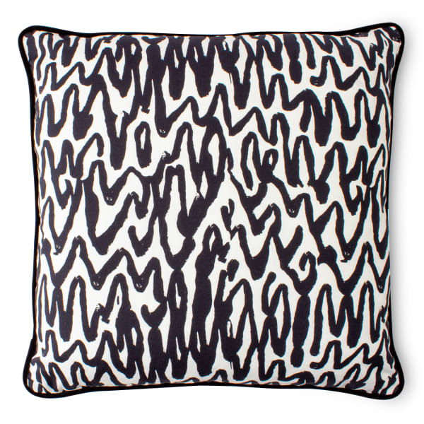 Thread Office Monochrome Taneka Scatter Cushion Cover, 50cm x 50cm
