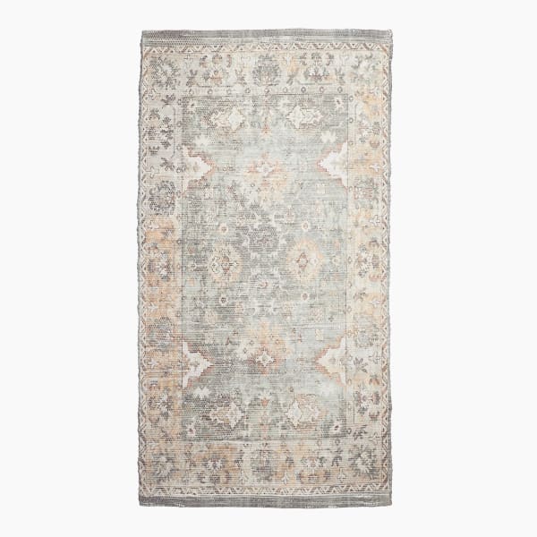 Thread Office Persian Printed Chindi Runner, 80cm x 150cm