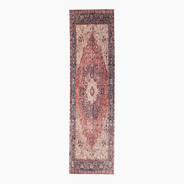 Thread Office Red Persian Printed Runner, 80cm x 300cm