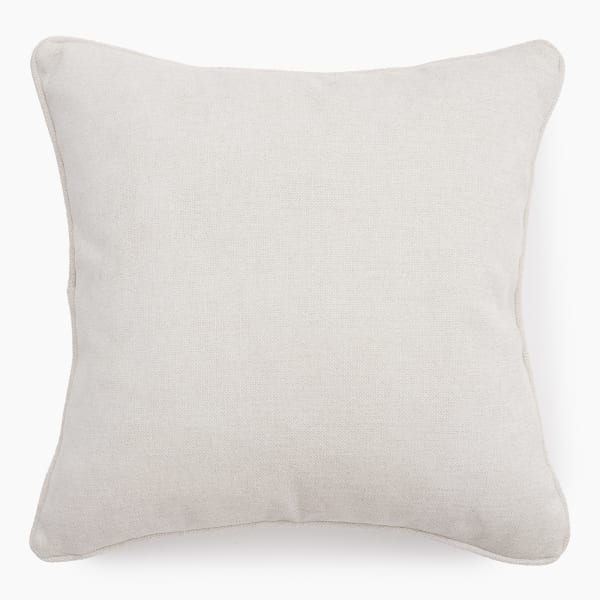 Thread Office Sand Shell Tedy Scatter Cushion with Feather Blend Inner, 50cm x 50cm