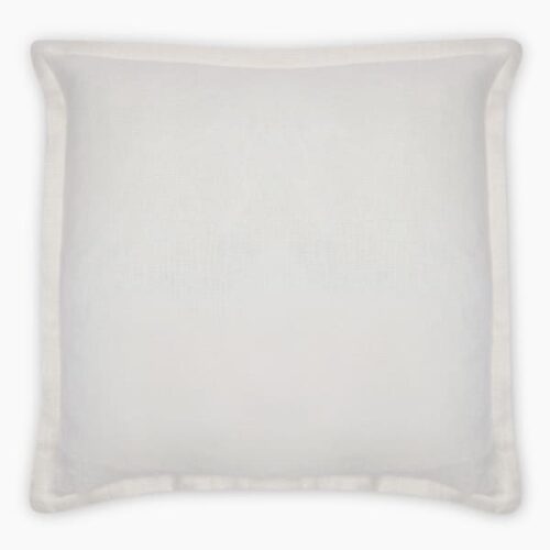Thread Office Vintage White Linen Scatter Cushion Cover, 50cm x 50cm