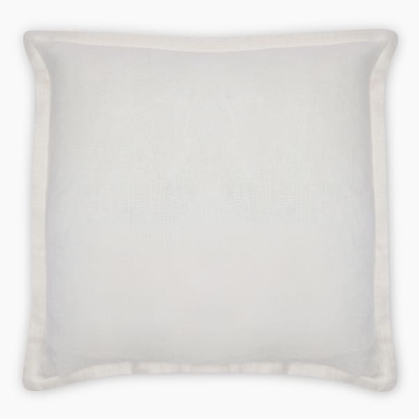 Thread Office Vintage White Linen Scatter Cushion Cover, 50cm x 50cm